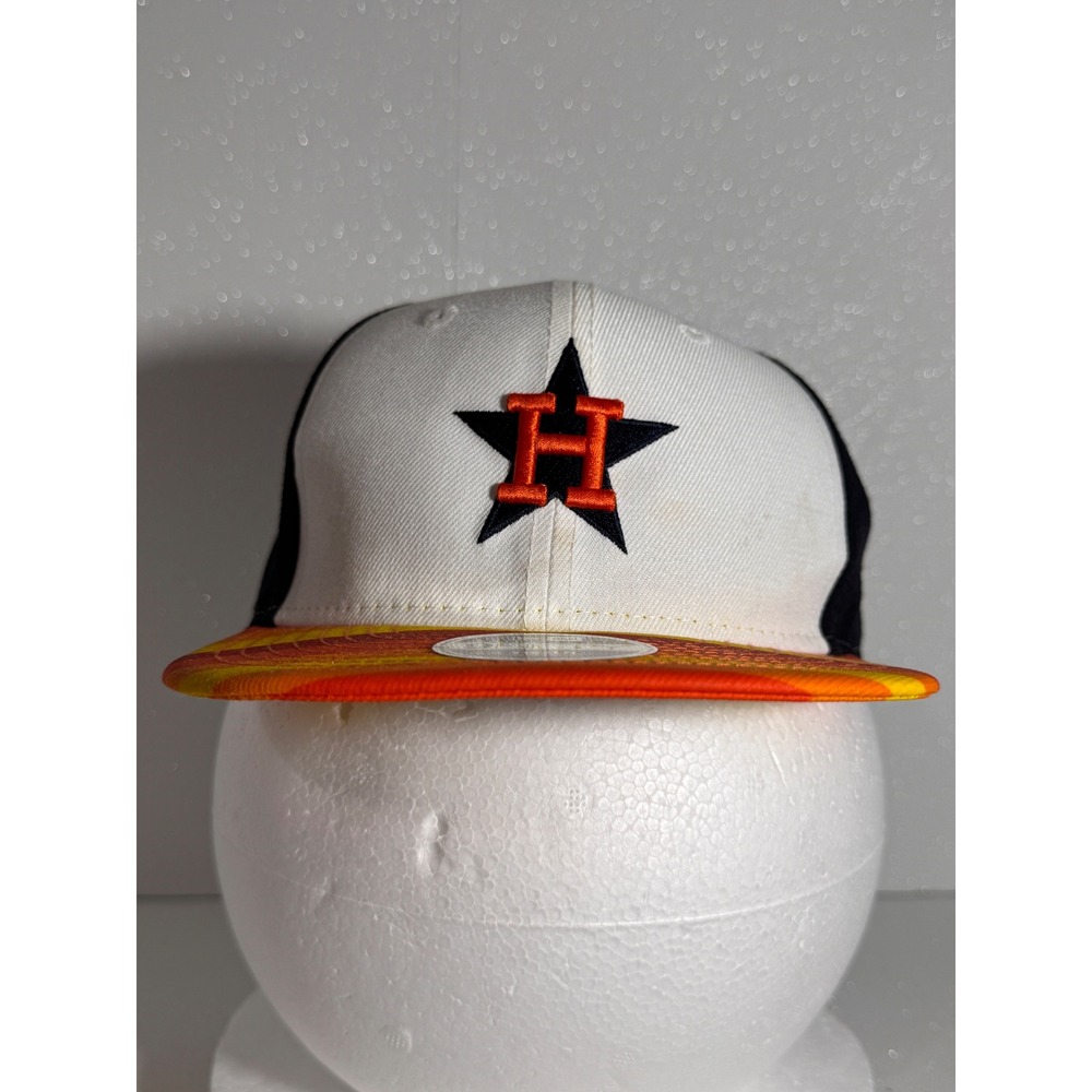 New Era 9FIFTY Houston Astros Hat Rainbow Brim Snapback MLB Cap